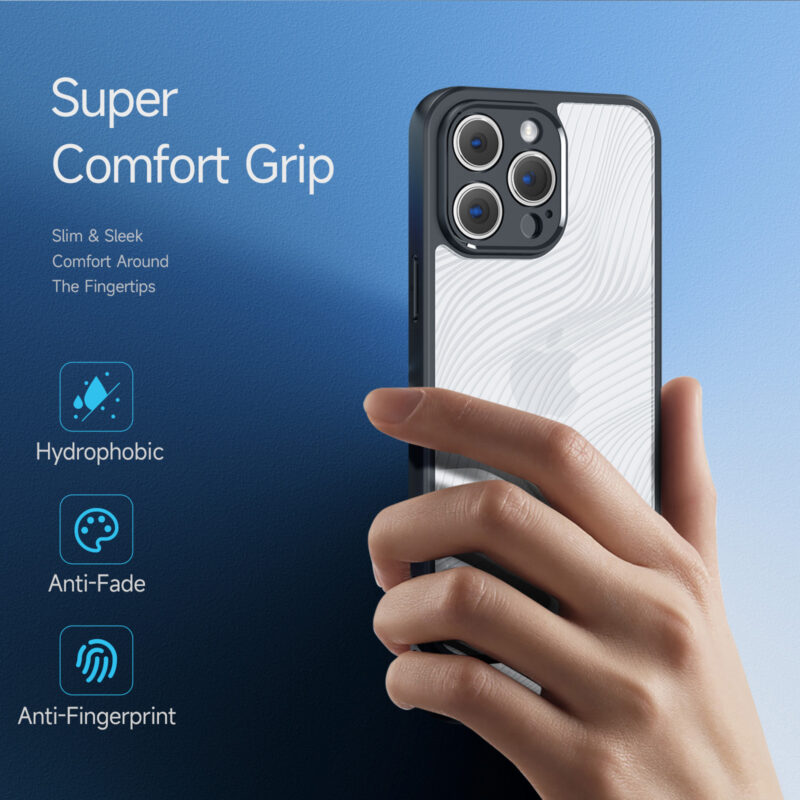 AIMO WaveSkin – FlowGrip Frosted Case for iPhone 12 Seiex