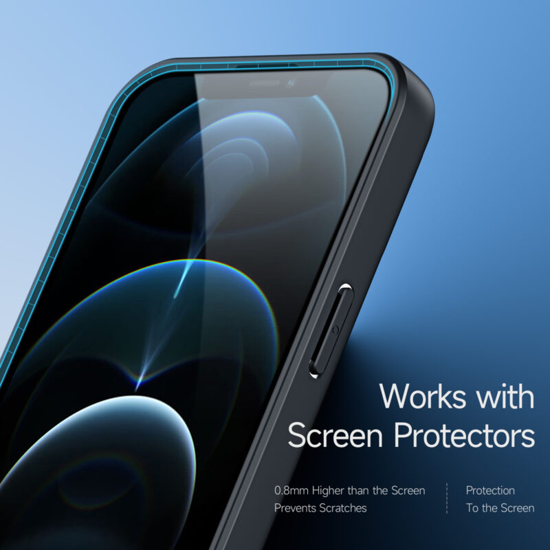 AIMO WaveSkin – FlowGrip Frosted Case for iPhone 12 Seiex