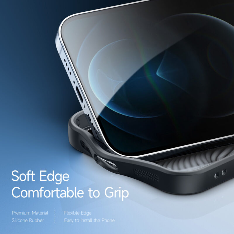 AIMO WaveSkin – FlowGrip Frosted Case for iPhone 12 Seiex