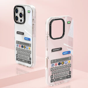 Emoji iMessage Design, Shockproof Clear Cover for iPhone