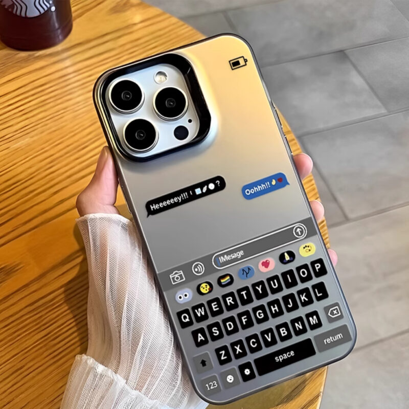 Emoji iMessage Design, Shockproof Clear Cover for iPhone