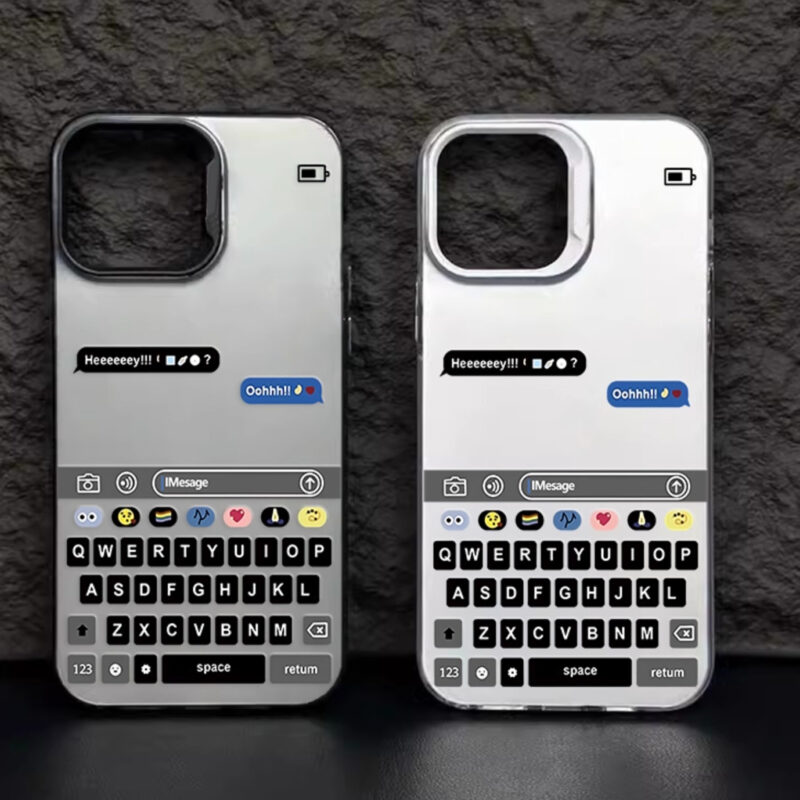 Emoji iMessage Design, Shockproof Clear Cover for iPhone