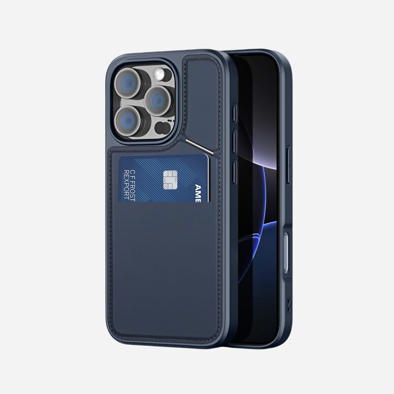 MagSafe® Compatible Sapphire Blue - 3-in-1 Case with Wallet, Stand & RFID Protection for iPhone