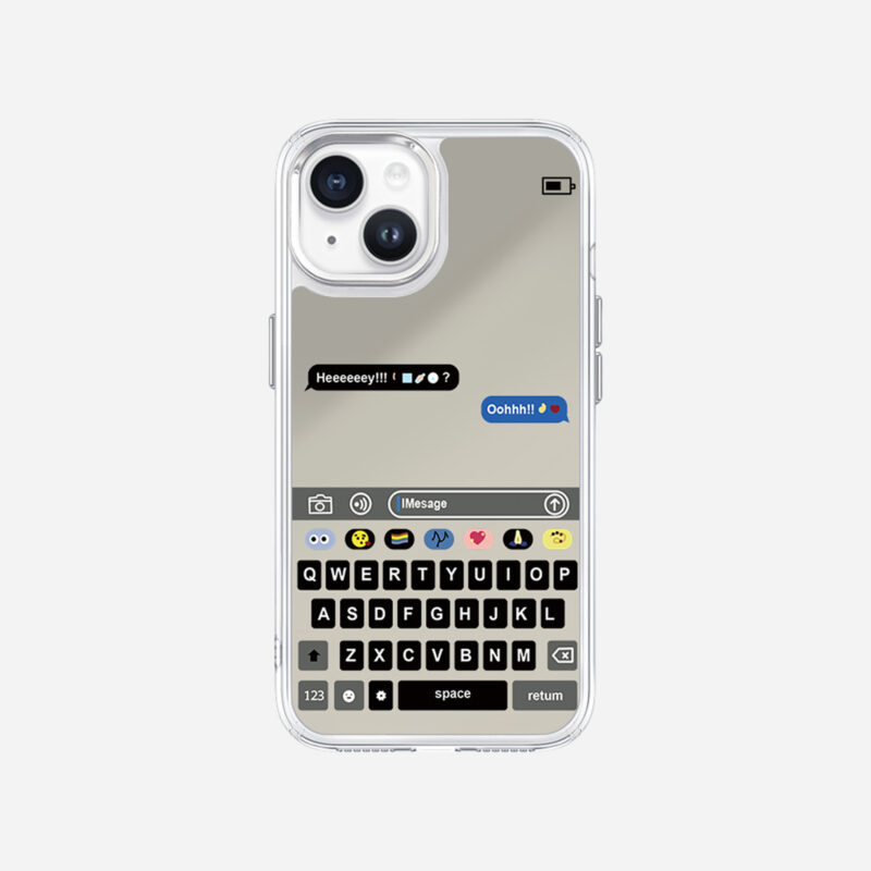 Emoji iMessage Design, Shockproof Clear Cover for iPhone