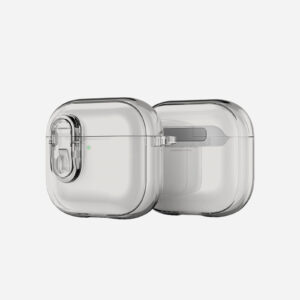 AirPods Case with Keychain -Grey