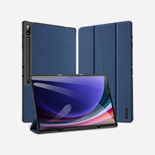 Magnetic Smart Folio Case for Samsung Galaxy Tab with S Pen Holder(Blue)