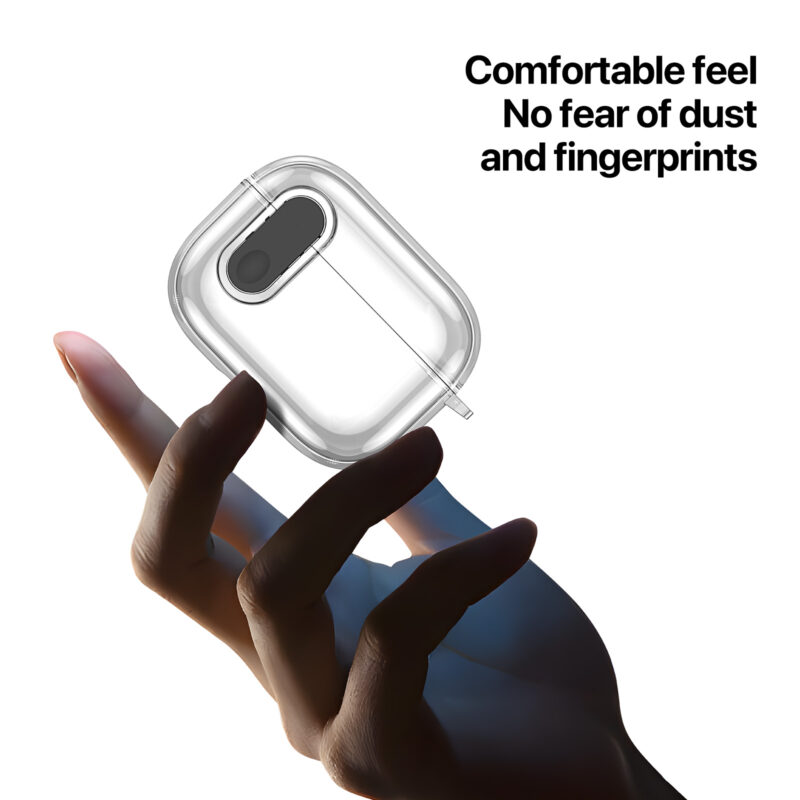 AirPods Case with Keychain -Clear