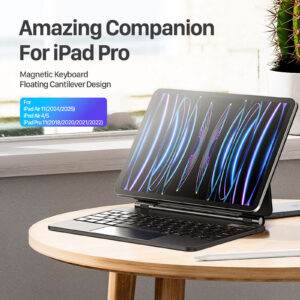 Magnetic Wireless Backlit Keyboard Case for iPad(Balck)