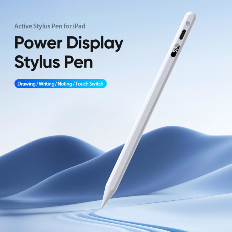 Stylus Pen with Power Display for iPad