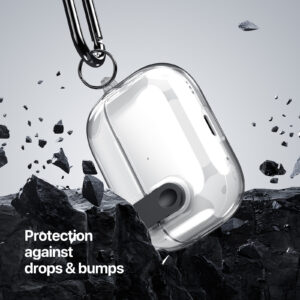 AirPods Case with Keychain -Clear