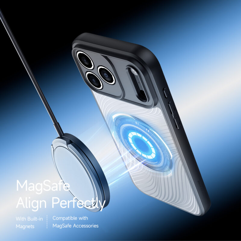 MagSafe® Compatible Aimo Silver Drift -Iphone 17 Pro max