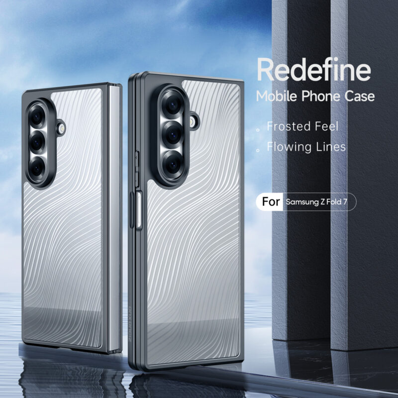 Liquid Silver Flow – Galaxy Z Fold Case