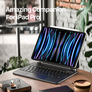 Magnetic Wireless Backlit Keyboard Case for iPad(Balck)