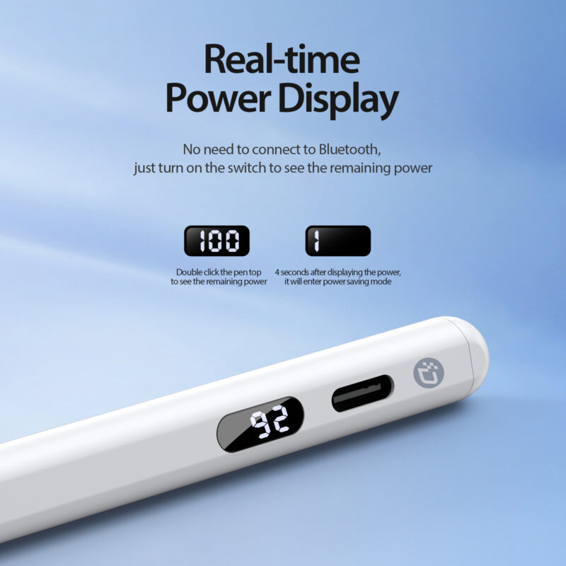 Stylus Pen with Power Display for iPad