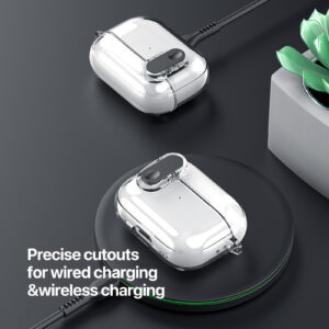 AirPods Case with Keychain -Clear