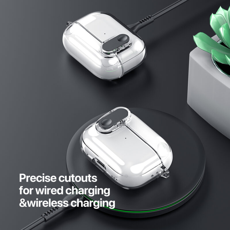 AirPods Case with Keychain -Clear