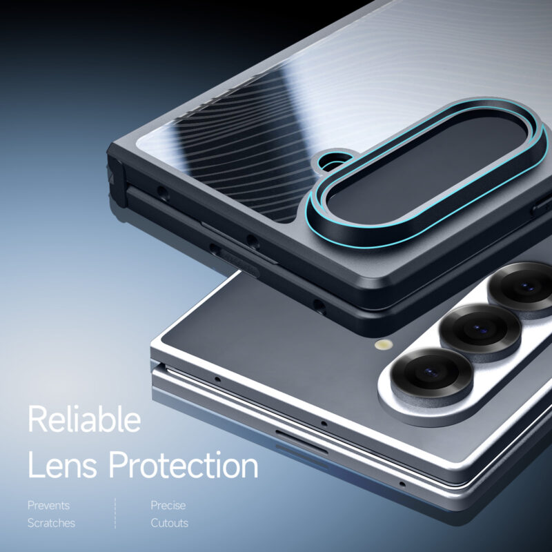 Liquid Silver Flow – Galaxy Z Fold Case