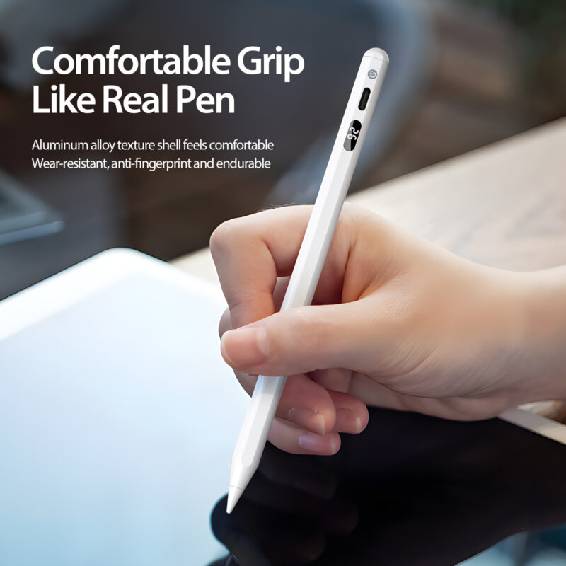 Stylus Pen with Power Display for iPad