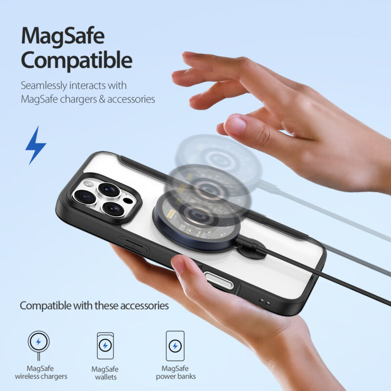 MagSafe® Compatible Eclipse Black Ultimate 3-in-1 Case for iPhone Series