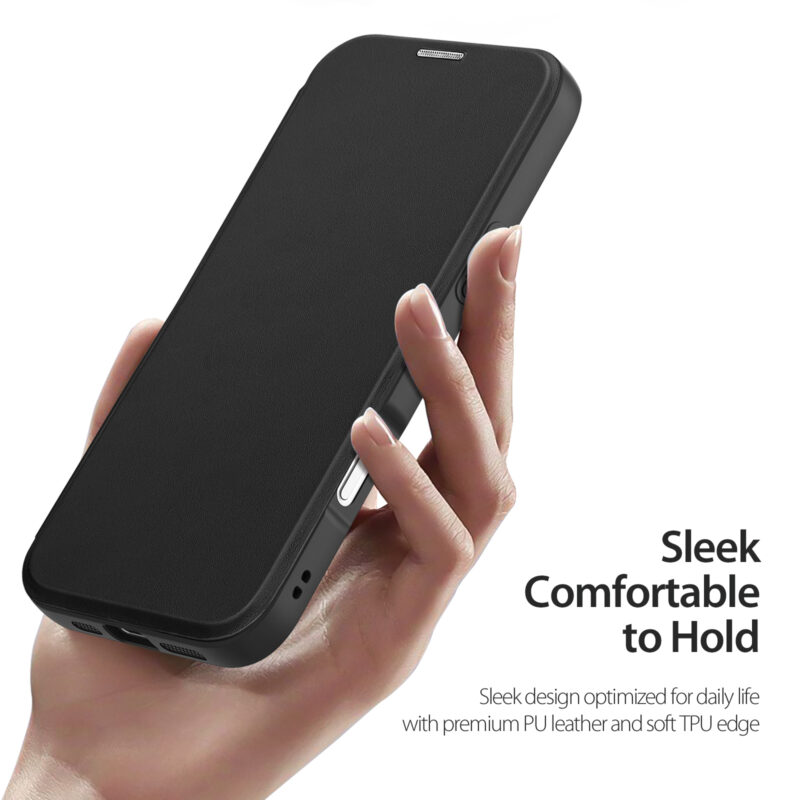MagSafe® Compatible Eclipse Black Premium 3-in-1 Wallet Case for iPhone 17 Pro Max
