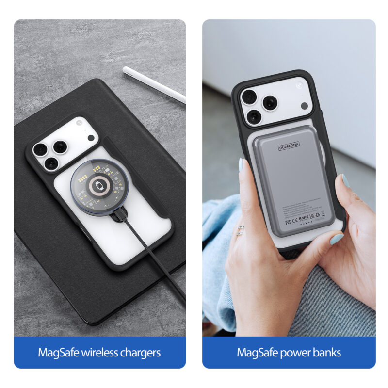 MagSafe® Compatible Eclipse Black Ultimate 3-in-1 Case for iPhone 17 Pro Max