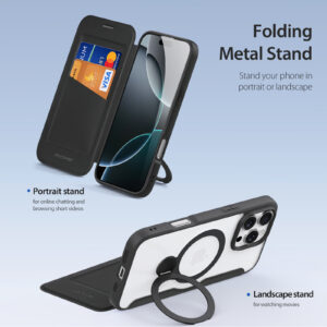 MagSafe® Compatible Eclipse Black Ultimate 3-in-1 Case for iPhone Series