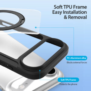 MagSafe® Compatible Eclipse Black Ultimate 3-in-1 Case for iPhone 17 Air