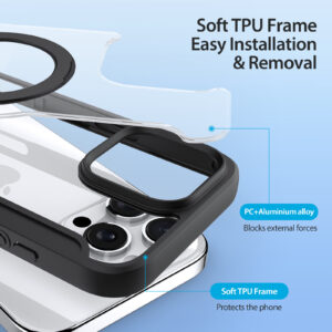 MagSafe® Compatible Eclipse Black Ultimate 3-in-1 Case for iPhone Series