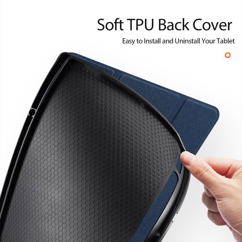 Magnetic Smart Folio Case for Samsung Galaxy Tab with S Pen Holder(Blue)