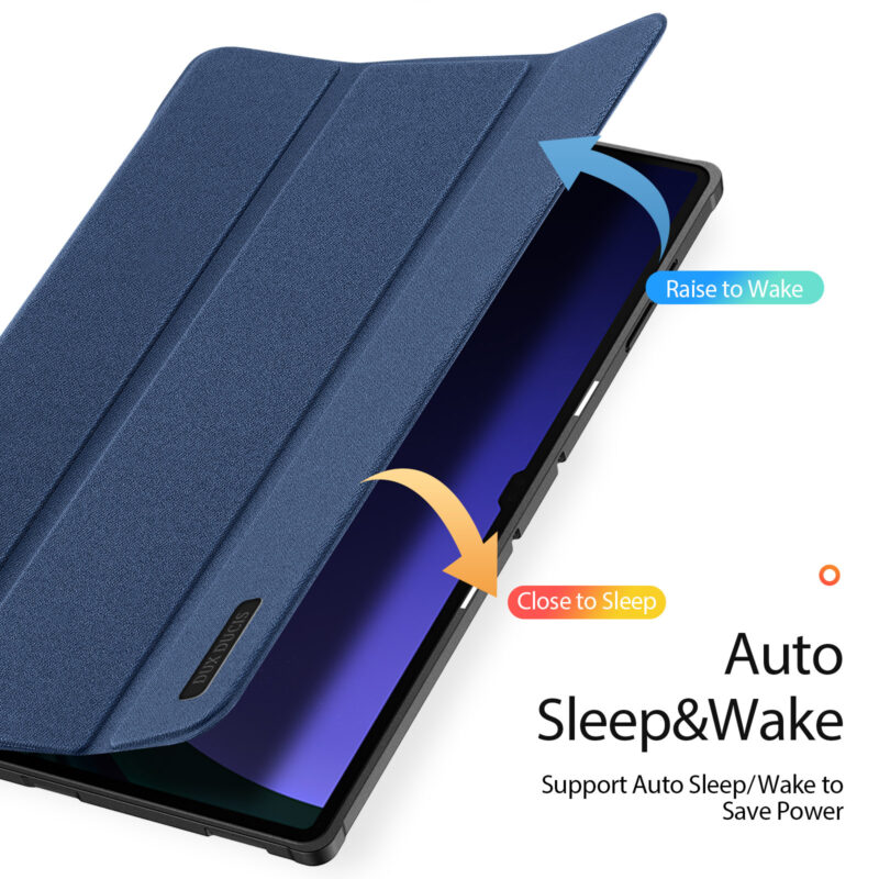Magnetic Smart Folio Case for Samsung Galaxy Tab with S Pen Holder(Blue)