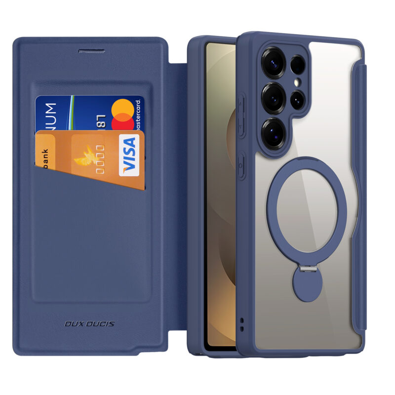 MagSafe® Compatible Abyss Blue 3-in-1 Wallet Case for Samsung Galaxy