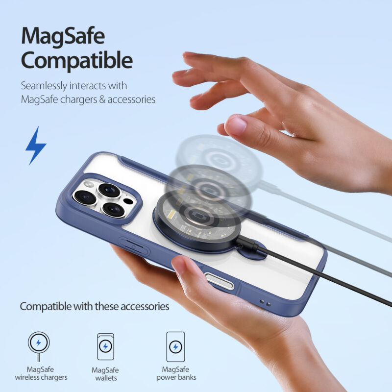 MagSafe® Compatible Cosmic Blue Ultimate 3-in-1 Case for iPhone Series