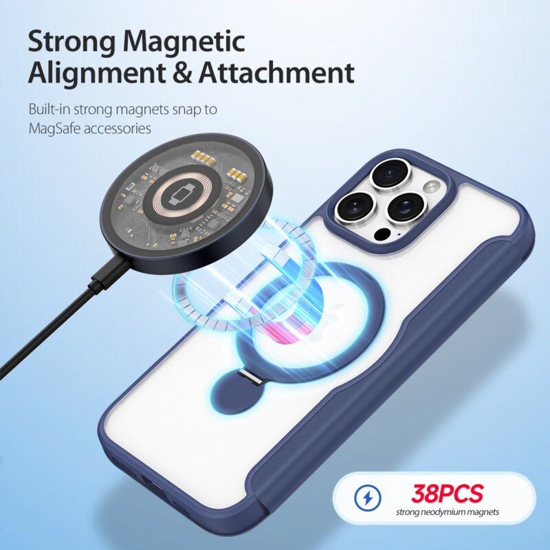 MagSafe® Compatible Cosmic Blue Ultimate 3-in-1 Case for iPhone Series
