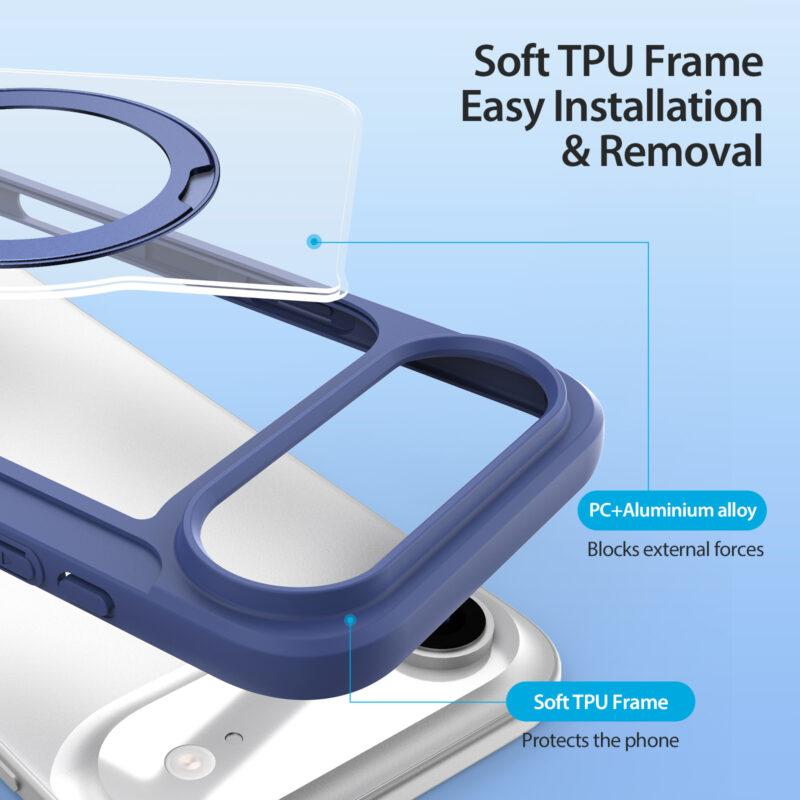 MagSafe® Compatible Cosmic Blue Ultimate 3-in-1 Case for iPhone 17 Air