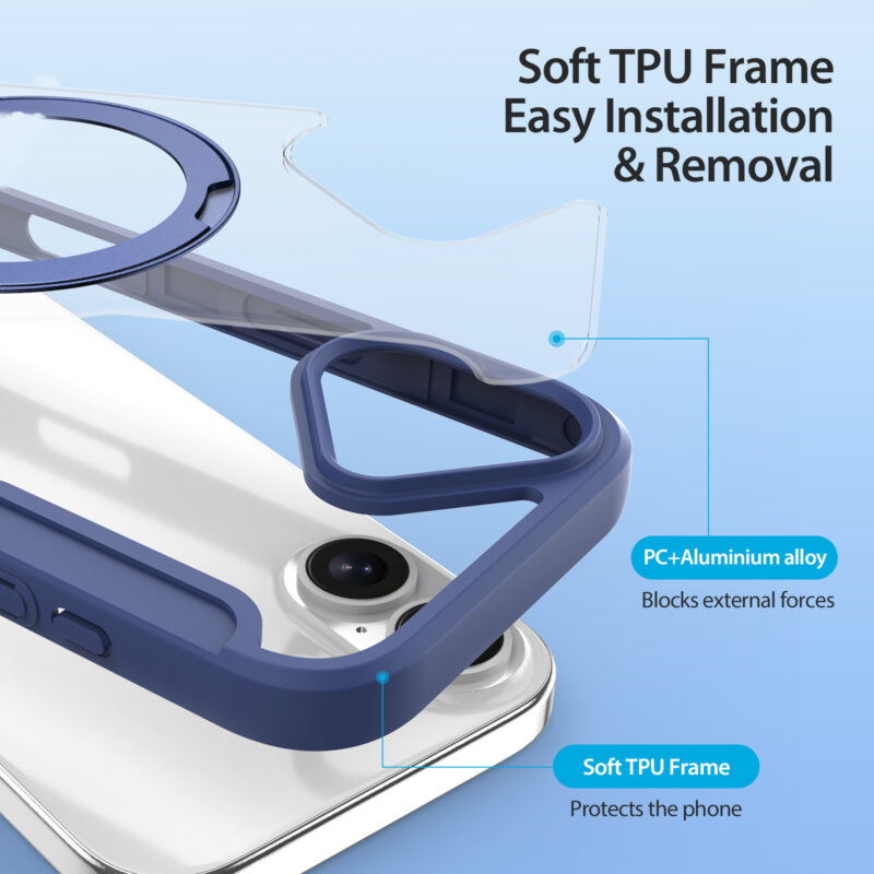 MagSafe® Compatible Cosmic Blue Ultimate 3-in-1 Case for iPhone 17