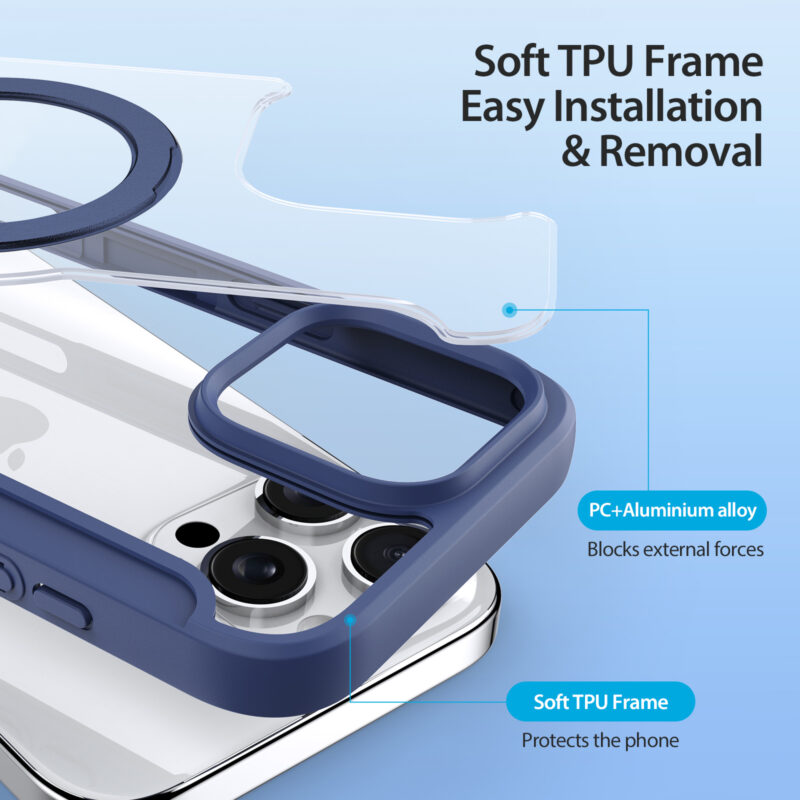 MagSafe® Compatible Cosmic Blue Ultimate 3-in-1 Case for iPhone Series