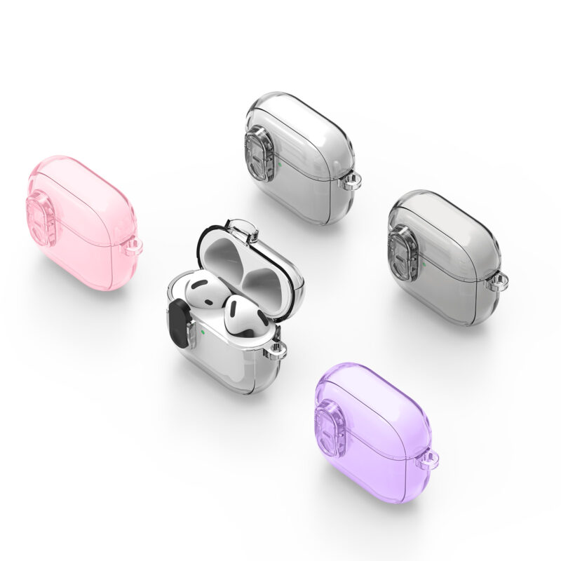 AirPods Case with Keychain -Clear