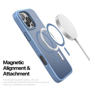 MagSafe® Compatible Frostbyte Blue Case for iPhone Series — No Stand, All Protection