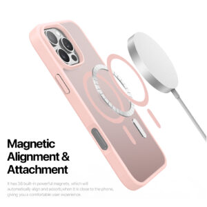 MagSafe® Compatible Blush Nova Case for iPhone Series — No Stand, All Protection