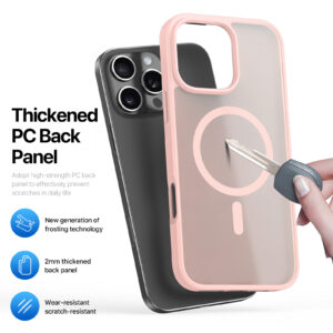 MagSafe® Compatible Blush Nova Case for iPhone Series — No Stand, All Protection