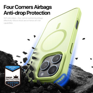MagSafe® Compatible Neon Verge Case for iPhone Series — No Stand, All Protection