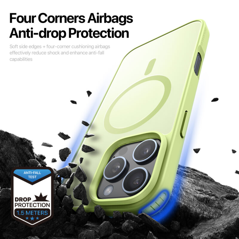 MagSafe® Compatible Neon Verge Case for iPhone Series — No Stand, All Protection