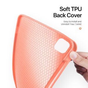 Magnetic Smart Cover for iPad with Pencil Storage(Pink)