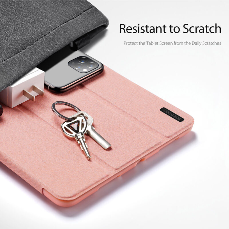 Magnetic Smart Folio Case for Samsung Galaxy Tab with S Pen Holder(Pink)