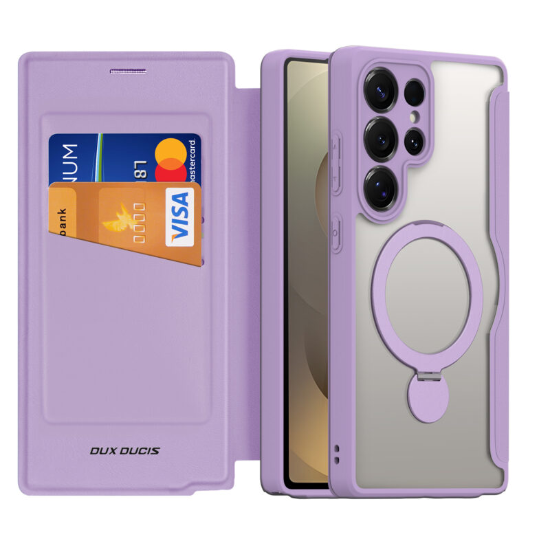 MagSafe® Compatible Amethyst Blush 3-in-1 Wallet Case for Samsung Galaxy