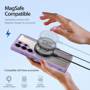 MagSafe® Compatible Amethyst Blush 3-in-1 Wallet Case for Samsung Galaxy