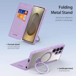 MagSafe® Compatible Amethyst Blush 3-in-1 Wallet Case for Samsung Galaxy