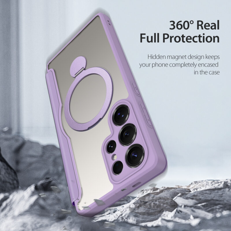 MagSafe® Compatible Amethyst Blush 3-in-1 Wallet Case for Samsung Galaxy