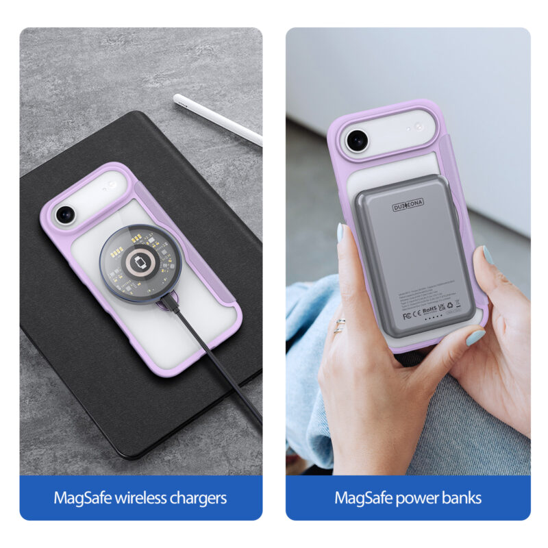 MagSafe® Compatible Velvet Purple Ultimate 3-in-1 Case for iPhone 17 Air