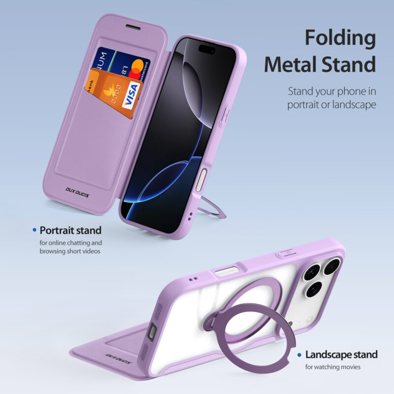 MagSafe® Compatible Velvet Purple Ultimate 3-in-1 Case for iPhone 17 Pro Max